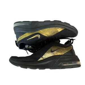 Women's Black & Gold Nike Air Size 6.5